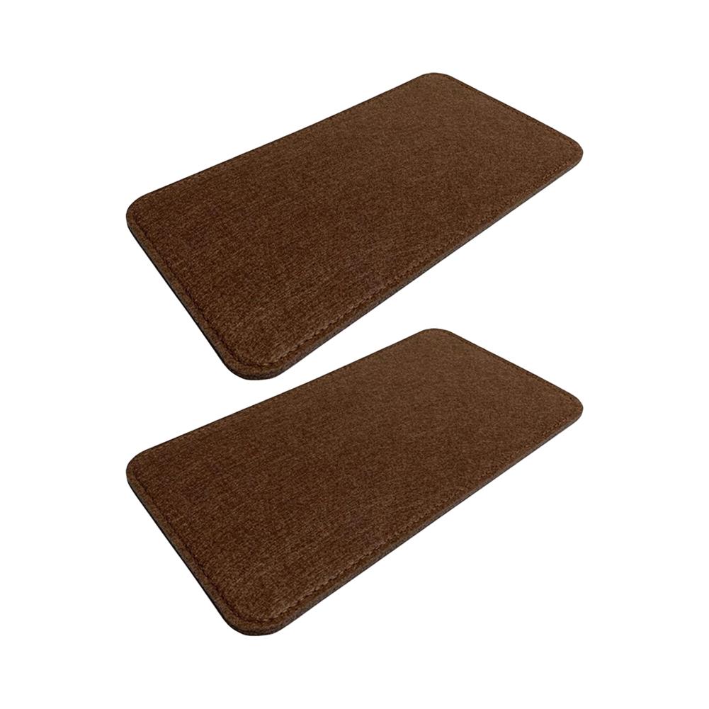 2pcs Door Felt Floor Mat Car Anti Dirty Dust Absorbent Mat Non-Slip Wear-Resistant Car Interior Protection Mat RV Carpet Mats