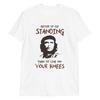 Che Guevara Meglio Morire in Piedi Che Vivere in Ginocchio Magliette Casual da Uomo 100% Cotone Top Largo Taglia S3XL