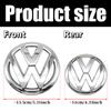 Car Front Grille Rear Trunk Emblem Lid Cover Logo Sticker Badge Decoration Accessories For Volkswagen VW Golf 6 MK6 2009-2012 Zw4