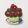 3D Cupcake Fridge Magnet Simulation Dessert Resin Refrigerator Magnet Home Office Kitchen Locker Simulation Food Decoration