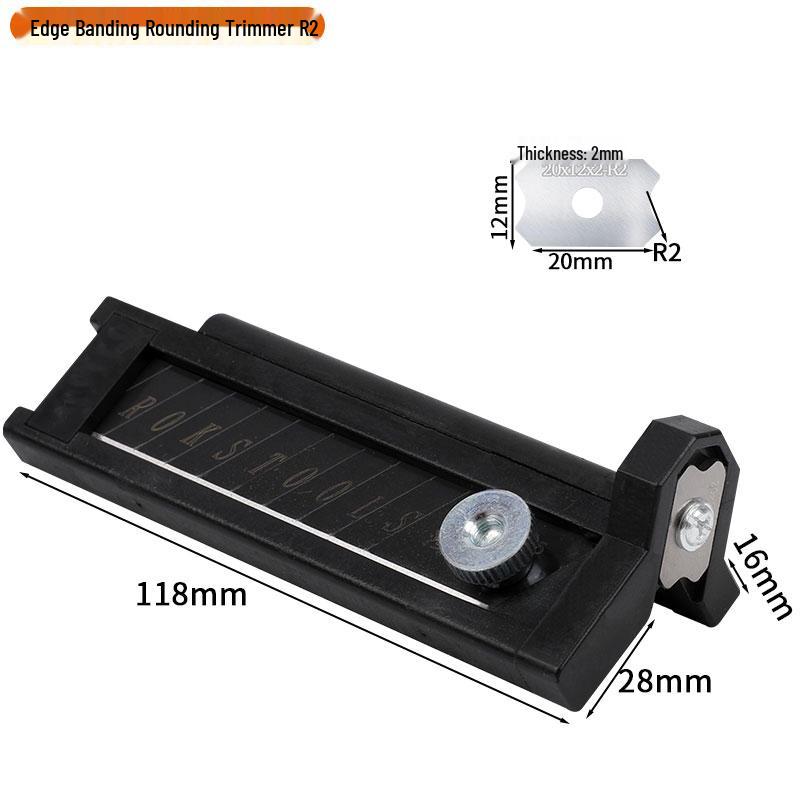Edge Banding Trim Knife: Manual Chamfering, Round Corner R Angle Woodworking Plane, Burr Remover, Paint-Free Ecological Board.