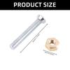 4Pcs 6mm Stainless Steel Screws Turntable Cartridge Mounting Panel Fixing Screws Cartridge Mounting Screws Replacement