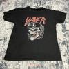 Slayer Skull T Shirt Black Band Size Medium Vintage Washed Graphic Top For Everyday Wear Comfortable Fashion Casual Breathable