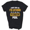 Jugador de Billar Mesa de Billar Snooker Pirámide Camiseta Unisex Regalo