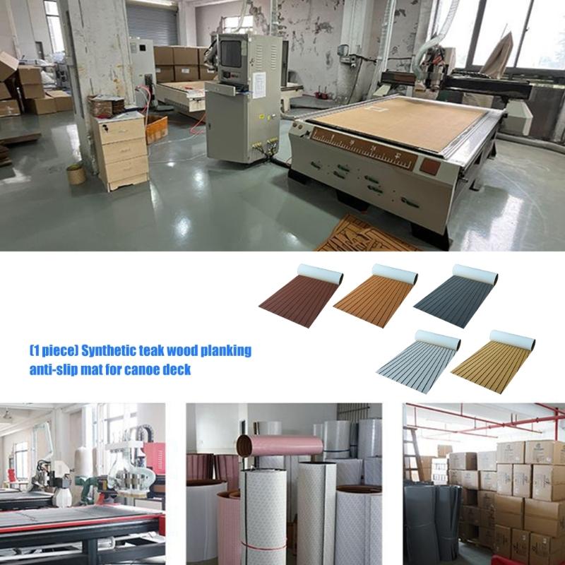 Boats Flooring Decking Sheet for Motorboat Yachts Kayak Surfboard Easy Installation Adhesive Marine Flooring Easy To Clean