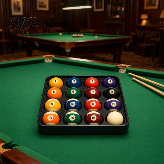 Heavy Duty Pool Ball Tray Billiard for 16 Balls, 3D Printed Anti-roll Holder, Snooker Carrying Storage Tray, Table Accessories