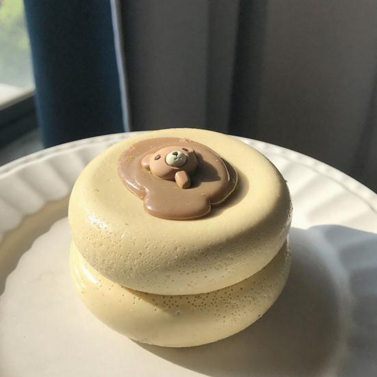 Stress Relief Souffle Squeeze Toy Blueberry Strawberry Matcha Chocolate Peach Cake Sensory Toy Simulated Dessert Pinch Fidget Toy