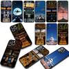 Aircraft Travel Cover Phone Case for Apple iPhone 16 15 14 Plus 13 12 Mini 17 Pro Max + 16E Air 16+ ProMax