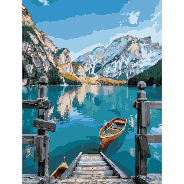 DIY 5D Full Diamond Painting Cross Stitch Painting White Wolf Diamond Embroidery