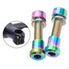 Kolfiber Styrstam Skruvmutter Kit, , Titanlegering M5x18mm för Tillbehör B