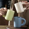 Cream Wind Colorful Ceramic Mug High Value Water Cup Household Couple Cup Coffee Cup Milk Cup Girl Cup
