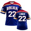 Men Clothing Off Campus T-shirt Briar University Jersey Graham 44 22 DI LAURENTIS 66 Tucker46 Tee V-neck Short Sleeve Soft T-shirt