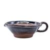 Mino-Keramik Katouen 15cm mit Tenmoku-Tee Hergestellt in Produkt Mörser, ca.. Breit, Griff, Braun, Keramik, Japan, Nummer 523-0060