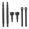 RC Axle Drive Shaft Front Rear Steel Black Drive Shaft Set Replacement For Traxxas TRX4M 118 RC