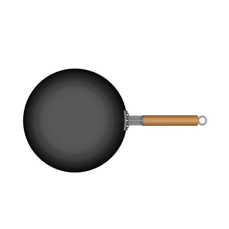 Sanhe P11 32cm Nitrided Cast Iron Non-stick Wok