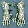 Stahlschwarze Handschuhe Mittelalterlicher Herr der Ringe Fantasy LARP Geschenk