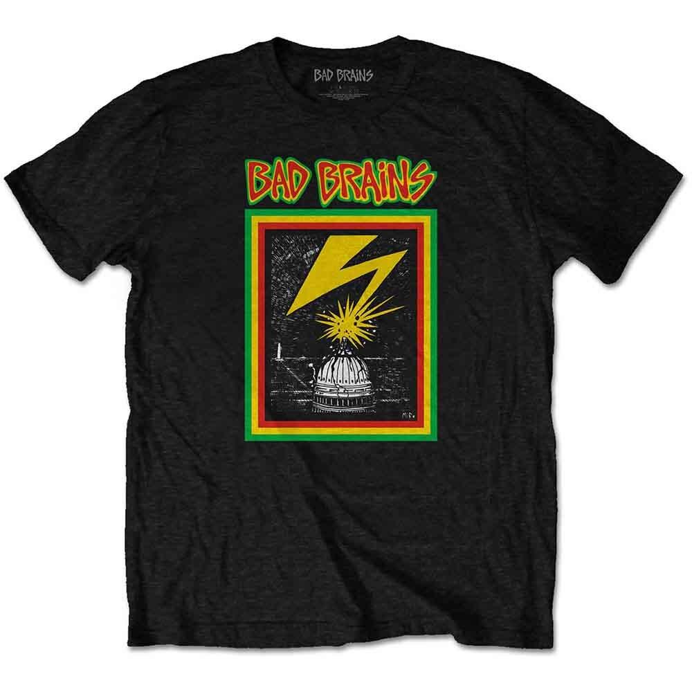 Bad Brains Capitol Strike T-Shirt Black New Unisex T-Shirt