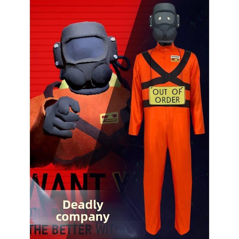 Lethal Company Cosplay Costume For Kids And Teens Game Role Play With Polyester Fabric