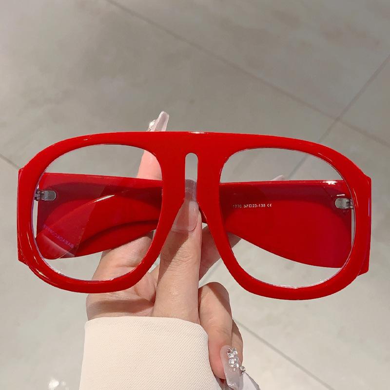 Übergroße Vintage Blaulichtfilternde Brille Damen Für Herren Luxusmarke Designer Trend Myopie Große Brille Optischer Rahmen