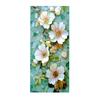 Floral Window Privacy Film Removable Static Cling Privacy Protection Film Decorative Waterproof Window Film for Home Bathroom Kitchen