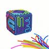 SHEFEITE Sensory 3D Cubes Set of 20 Multicolor Silicone Blocks for Toddlers 2-5 Years Montessori Early Learning Toys