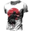 Tricou nou Imprimat 3D Topuri cu mânecă scurtă Tricouri Casual Retro Tricou pentru bărbați Îmbrăcăminte vintage supradimensionată pentru bărbați