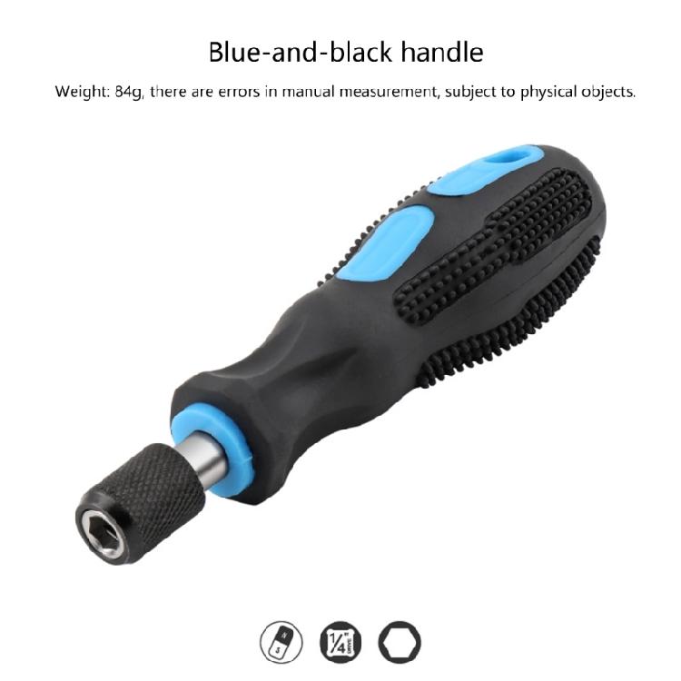 Self-locking Screwdriver Bit Handle Screwdriver Holder for 1/4'' 6.35mm Hex Tip