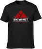 Men's T Shirts Popular Details About Terminator Skynet Logo Black