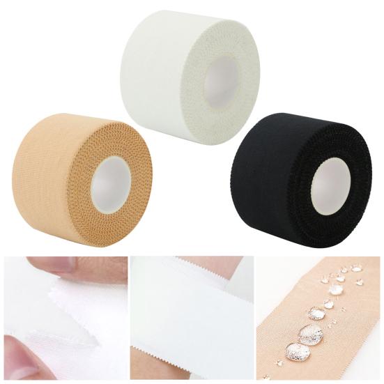 Zigzag Edge Athletic Tape Cotton Sports Tape for Wrist Knee Ankle Support Breathable Stretchy Easy Tear Reusable Tape for Boxing Fitness Yoga