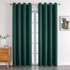 Cortinas de Cor Sólida com Isolamento Térmico e Redução de Ruído, Tecido de Alta Densidade, Cortina Blackout, Decoração para Casa