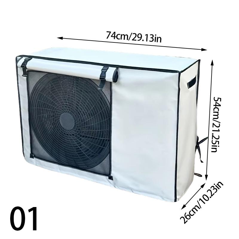 1pc Outdoor Air Conditioning Cover Oxford Waterproof Sunscreen Air Conditioning Main Unit Protective Dust Covers Rainproof Case