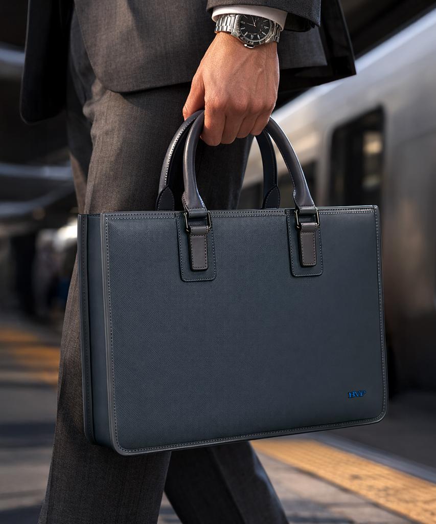 Bvp Genuine Cowhide Men'S Luxury Briefcase T1011