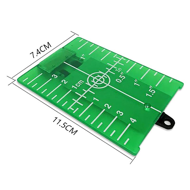 Kunststoff-Lase-Zielkartenplatte für grün-rote Lase-Level-Platten-Laserziel