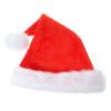 Christmas Hat Soft Comfortable Santa Hat for Men Women Teens Christmas Party Decoration Warm Winter Xmas Headwear