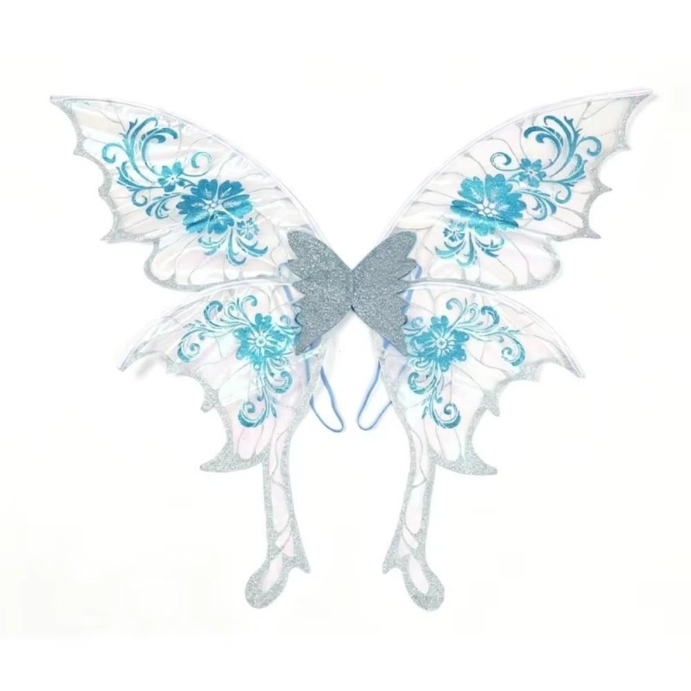 Sparkling Organza Butterfly Wings Semi-Transparent Mesh Cosplay Wings  Cosplay Performance