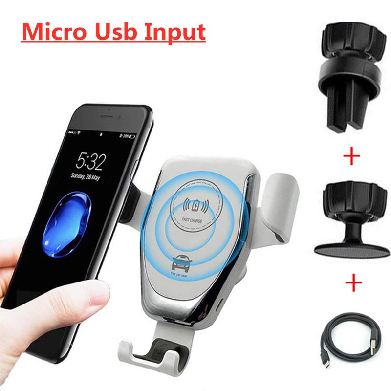 30w Wireless Charger Car Mount Air Vent Mobile Phone Holder For Iphone 14 13 12 Xiaomi Samsung Fast Charging Station