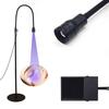 5W UV Lash Light with Foot Pedal, Lash Lamp for Eyelash Extension Grafting Nail Gel Curing Adjustable Angle and Light Spot Size