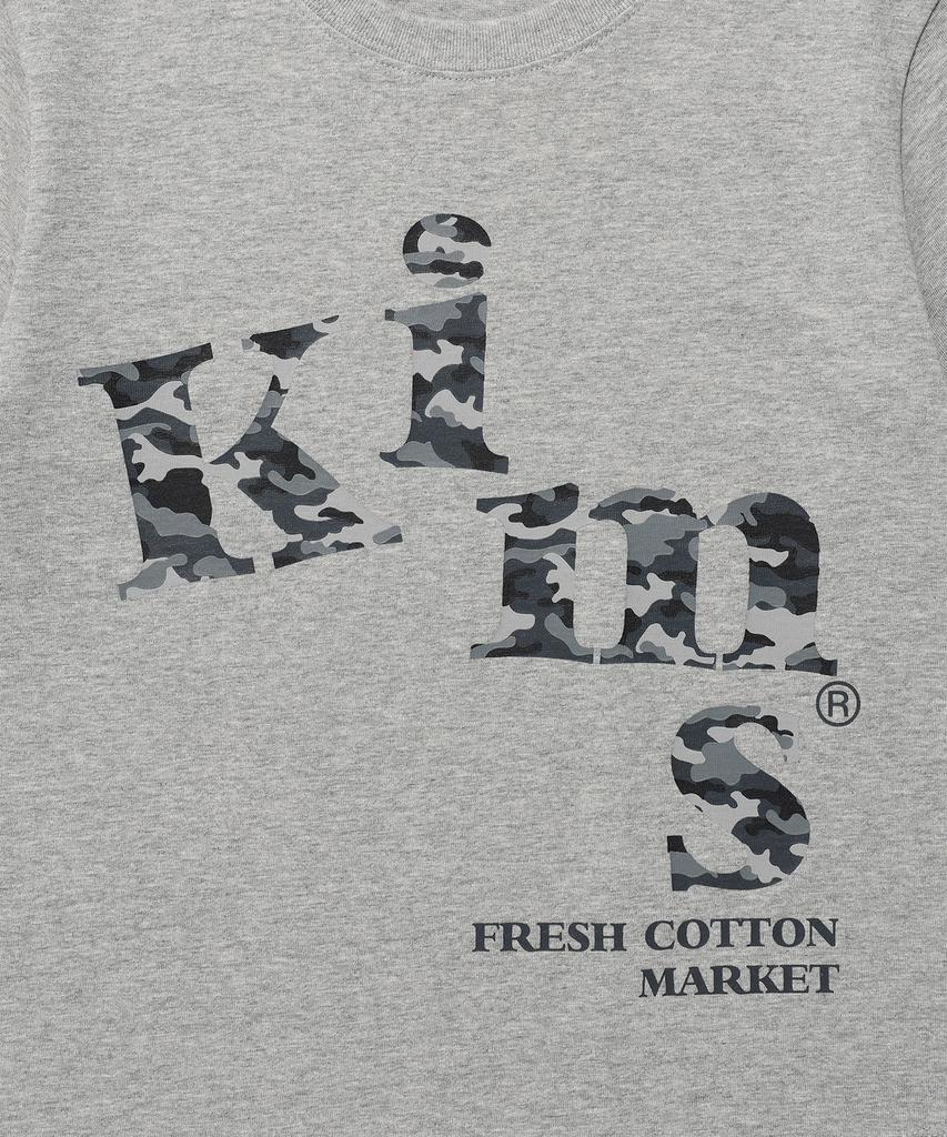 Kimseupeulesikoteunmakes Mesh Alpha Camo T-Shirt Grey