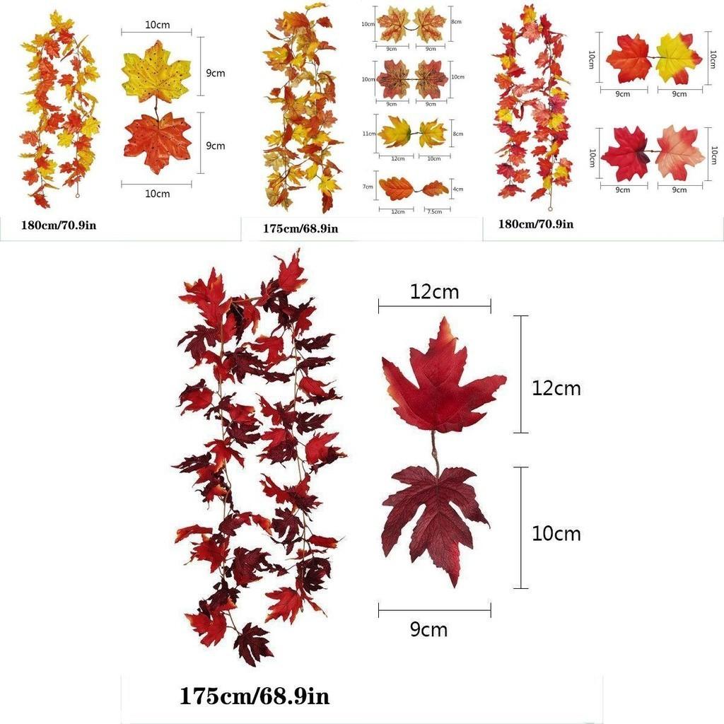 Levendige En Natuurlijke Esdoornblad Krans Voor Thanksgiving En Kerst Decoratie