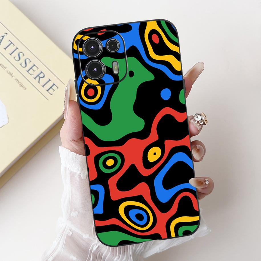 For Motorola Edge 20 Lite Case XT2139-1 Phone Cover Fashion Sunset Cartoon Soft Fundas For Moto Edge 20 Fusion Shockproof Bumper
