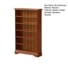Poppenhuis Mini Boekenkast Plank 1/12 Schaal Wit Modern Woonkamermeubilair voor Poppenhuis Bibliotheek Kantoor Decor Miniatuur Houten Display Stand