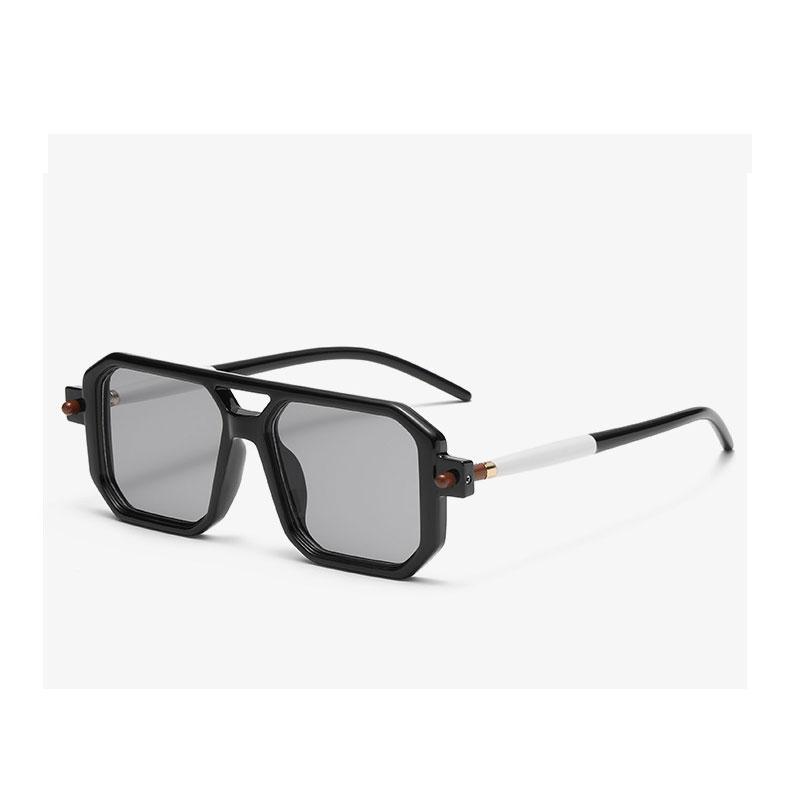 High Quality Retro Stylish Edgy Punk High End Designer Style Travel Friendly Square Shaped Female Male Women Sun Glasses