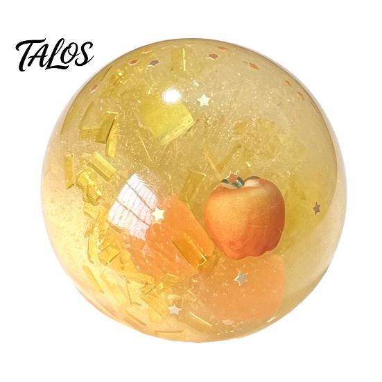 Stress Relief Toys Clear Ball Fidget Toy, Anxiety Squeeze Slow Rebound Transparent Toy for Home Office School