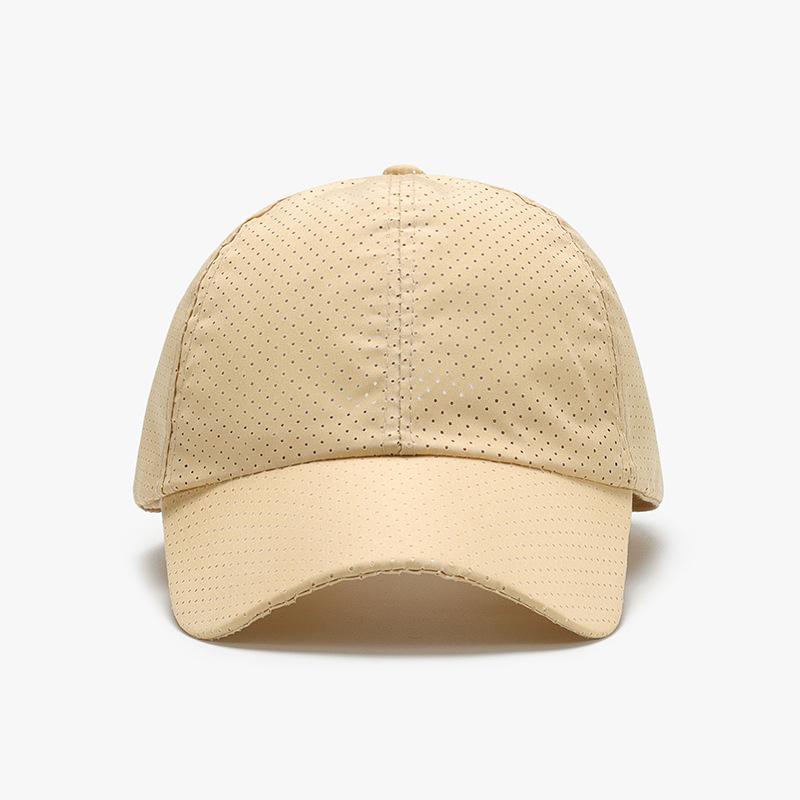Sun Hat UV Protection Quick-dry Fishing Baseball Cap Long Visor Sun Protection Hat Plain Perforated Outdoor Breathable