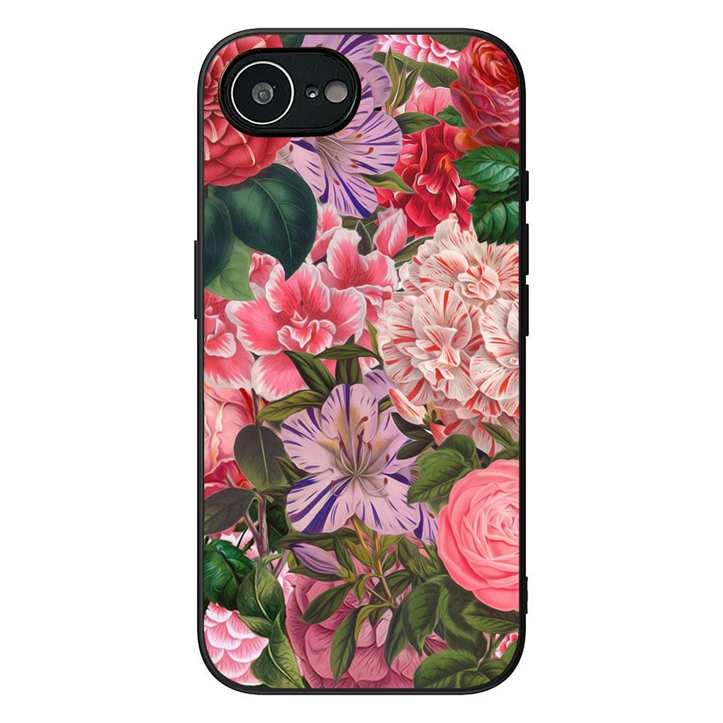 Soft Cover for Xiaomi Redmi 15 9A 9C NFC 7A 9T Note 9 8 7 8T 15c A5 4G 5G Coque Phone Case Rose Flower Pink