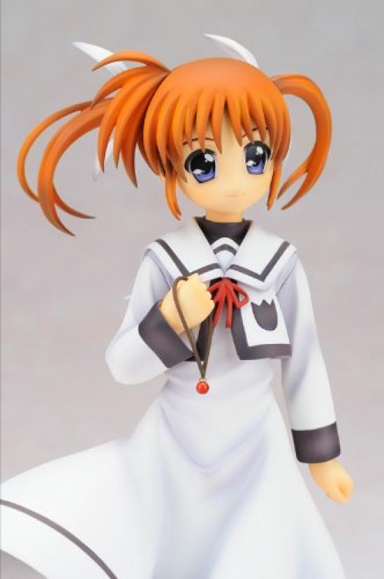Magical Girl Lyrical Nanoha The MOVIE 1st Takamachi Nanoha School Uniform Scale PVC Complete Ver. (1/7 Pre-painted Figure)