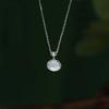 Ruyi Ping An Lock Necklace Female New Chinese Niche Lamp Luxury Xiangyun Long Life Lock Pendant Clavicle Chain