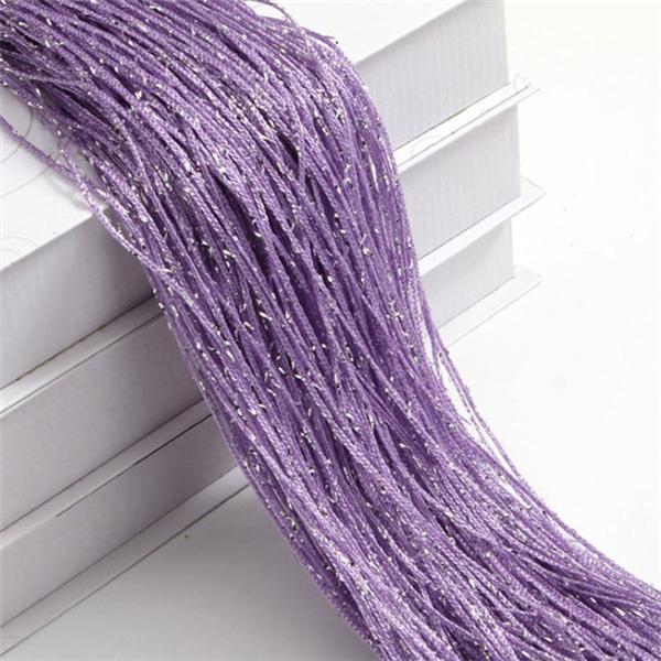 Door String Curtain 300cmX300cm Shiny Tassel Flash Line Door Window Curtain Valance Divider Decorative for Party Bedroom Wedding