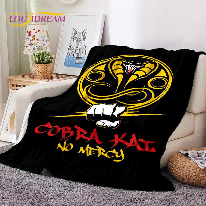 3D Cobra Kai Classics TV Amanda Karate Soft Flannel Blankets,Throw Blanket Comfortable Blanket for Picnic Beds Sofa Home Bedroom