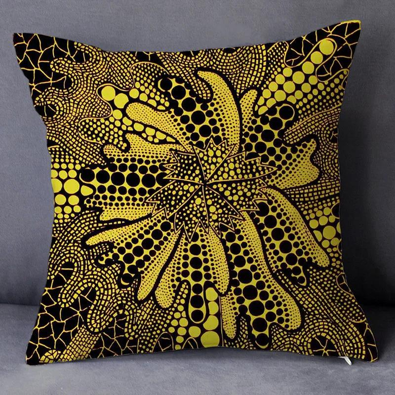 Japanese Yayoi Kusama Wave Point Pumpkin Home Decor Cushion Pillow Case Cover Hotel Bar Office Car Art Pillowcase